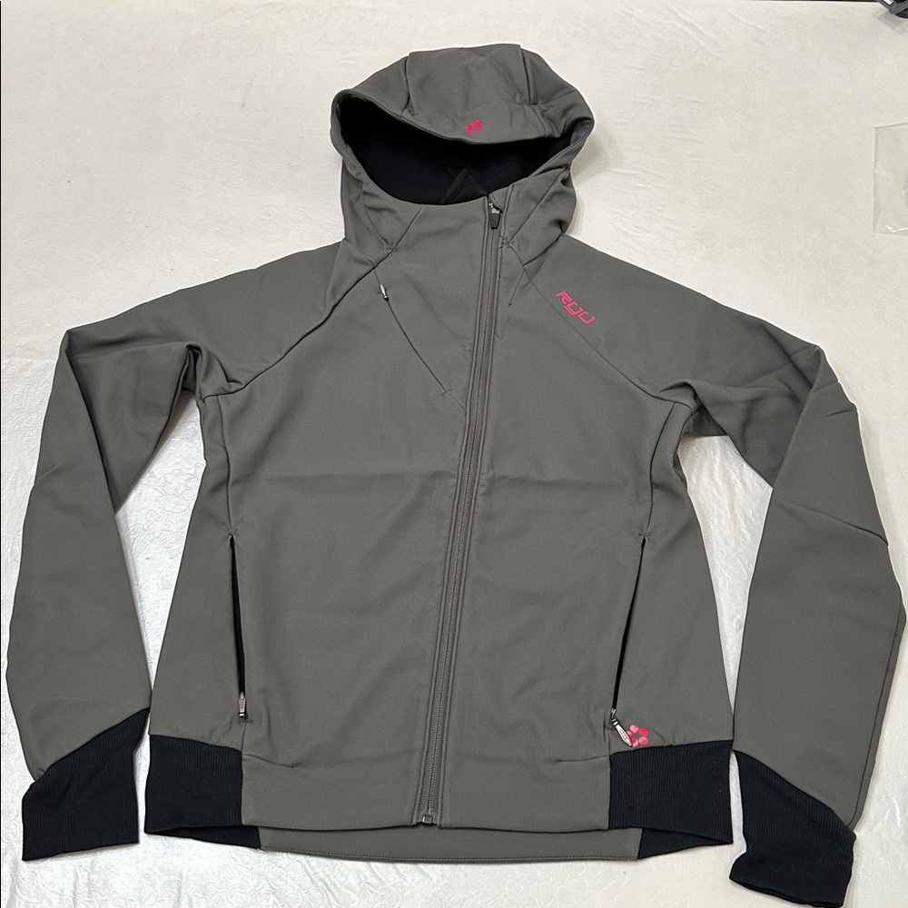 Respect Your Universe HOODED FLEECE LINED JACKET - Grey/black